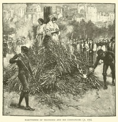 Martyrdom of Testwood and His Companions by Walter Paget