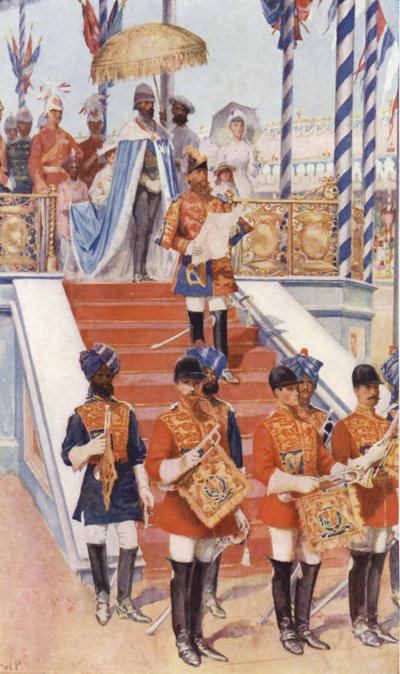 Queen Victoria Proclaimed Empress of India by Walter Paget