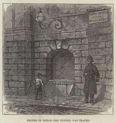 The Attempt to blow up the Mansion House by Walter Paget