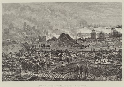 The Civil War in Chile, Iquique, After the Bombardment by Walter Paget