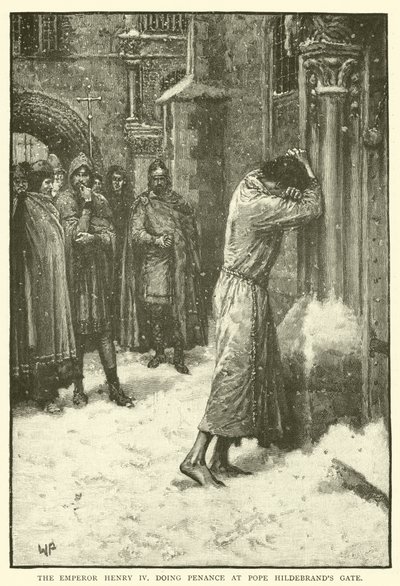 The Emperor Henry IV Doing Penance at Pope Hildebrand