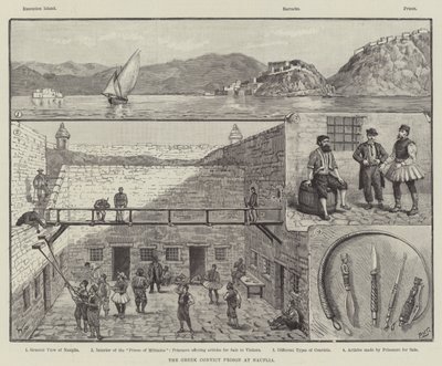 The Greek Convict Prison at Nauplia by Walter Paget
