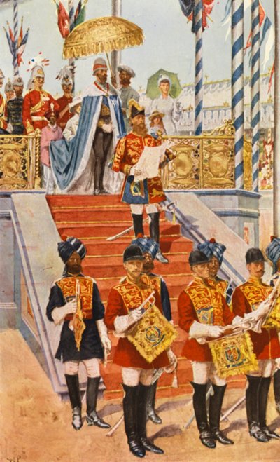 The Queen Proclaimed Empress of India by Walter Paget