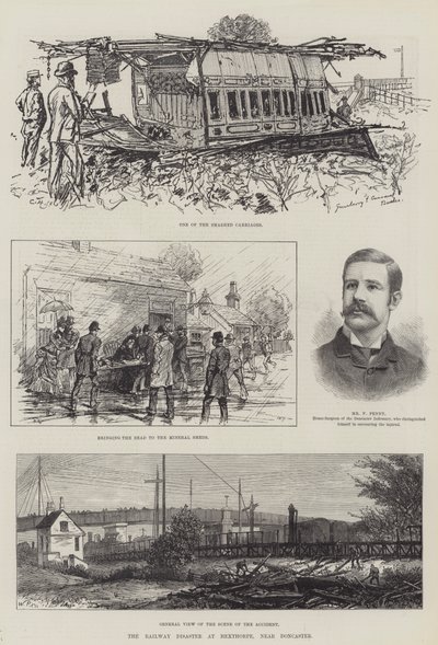 The Railway Disaster at Hexthorpe, near Doncaster by Walter Paget