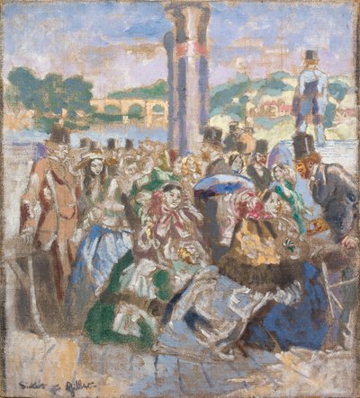 The River [After John Gilbert], c. 1930-31 by Walter Richard Sickert