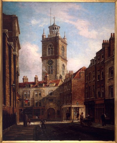 Fore Street and St Giles without Cripplegate by Walter Riddle