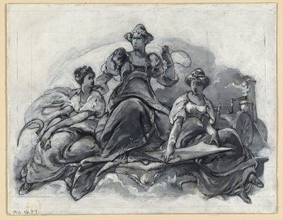 Design for a Bank Note by Walter Shirlaw