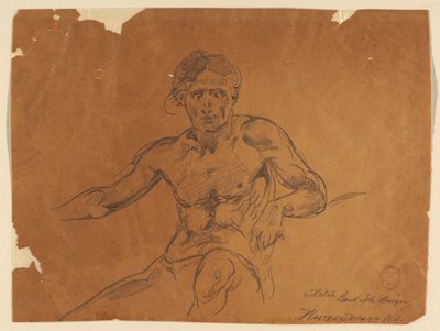 Sketch for Bank Note Design by Walter Shirlaw