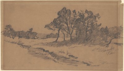 Trees in a Field by Walter Shirlaw