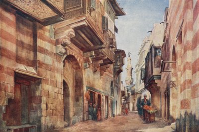 Cairo: Sharia Darb El Gamamiz by Walter Spencer Stanhope Tyrwhitt