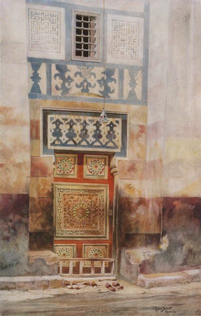 Door of a Mosque, Cairo by Walter Spencer Stanhope Tyrwhitt