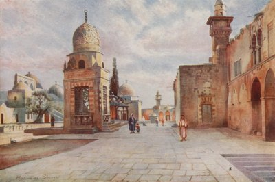 Jerusalem: The Dome of Kait Bey, Haram-el-Shereef by Walter Spencer Stanhope Tyrwhitt