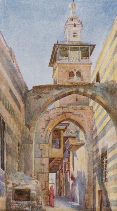 Minaret of the Bride, Damascus by Walter Spencer Stanhope Tyrwhitt