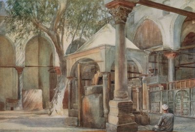 Mosque of Almase: Interior, Cairo by Walter Spencer Stanhope Tyrwhitt