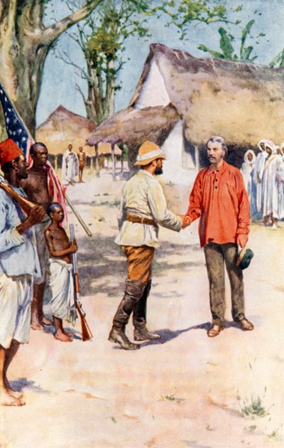 Livingstone and Stanley at Ujiji by Walter Stanley Paget