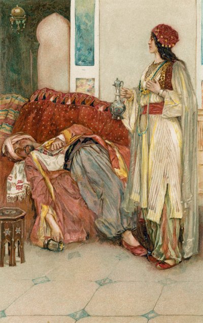 The Arabian Nights: The Story of Aladdin by Walter Stanley Paget