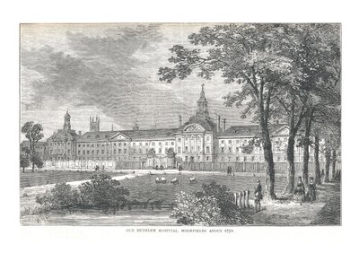 Old Bethlem Hospital, Moorfields by Walter Thornbury