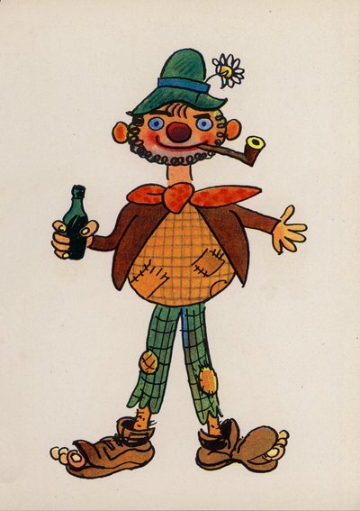 One of Walter Trier’s Crazy People by Walter Trier