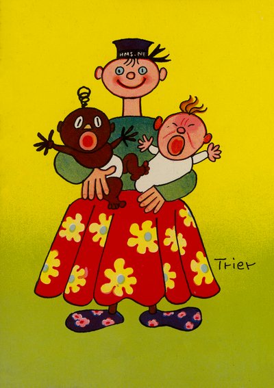 One of Walter Trier’s Crazy People by Walter Trier