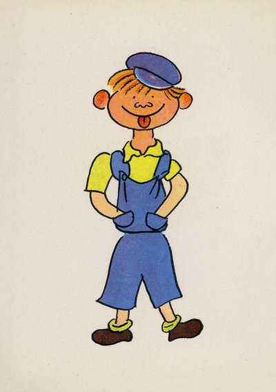 One of Walter Trier’s Crazy People by Walter Trier