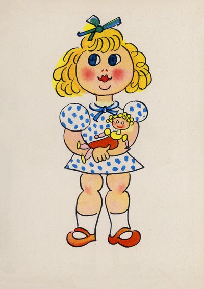 One of Walter Trier’s Crazy People by Walter Trier