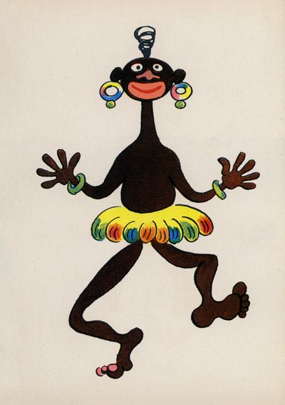 One of Walter Trier’s Crazy People by Walter Trier