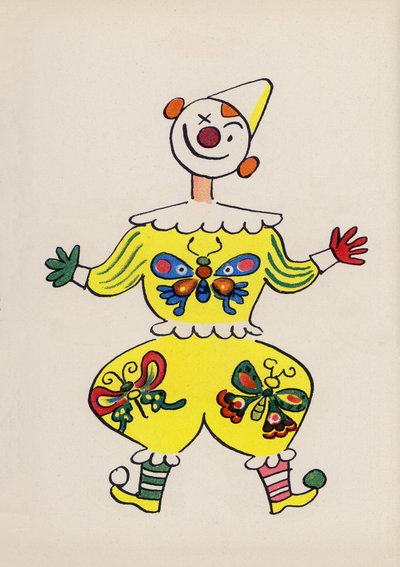 One of Walter Trier’s Crazy People by Walter Trier