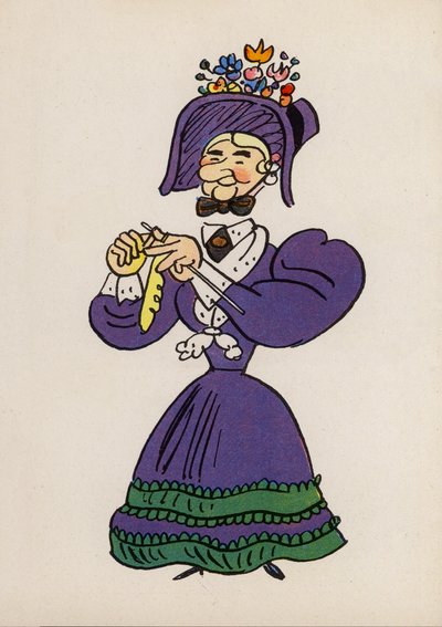 One of Walter Trier’s Crazy People by Walter Trier