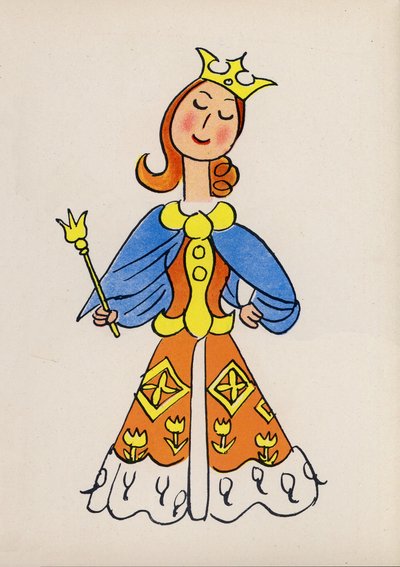 One of Walter Trier’s Crazy People by Walter Trier