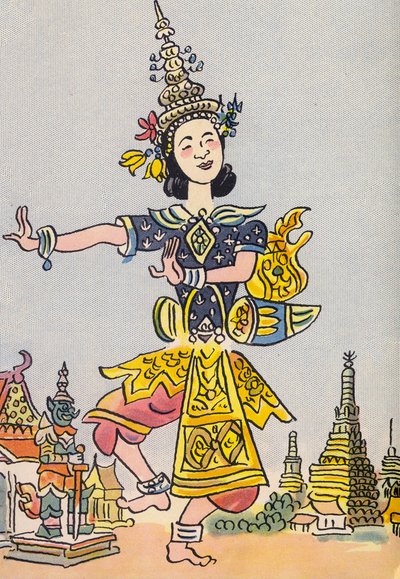 Walter Trier’s Crazy Costumes: Siam by Walter Trier