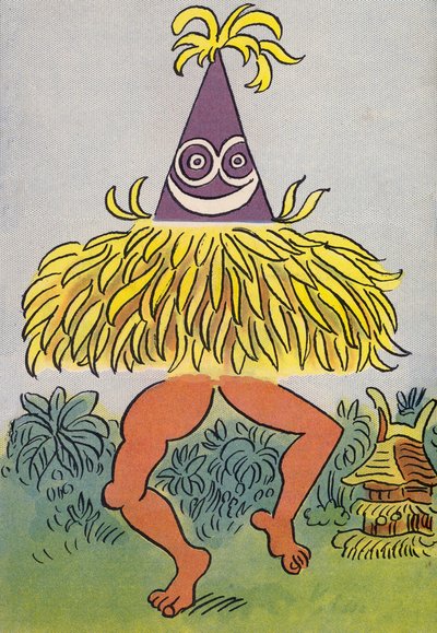 Walter Trier’s Crazy Costumes: South Sea, Duk Duk Dancer by Walter Trier