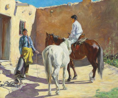 Making Ready by Walter Ufer