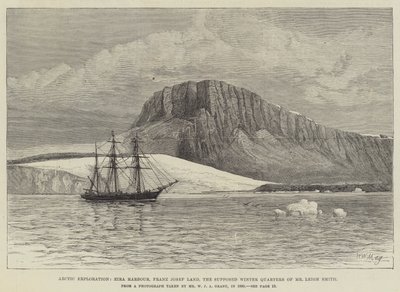 Arctic Exploration, Eira Harbour, Franz Josef Land, the Supposed Winter Quarters of Mr Leigh Smith by Walter William May
