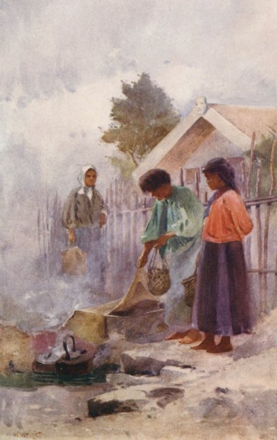 Cooking in a Hot Spring by Walter Wright