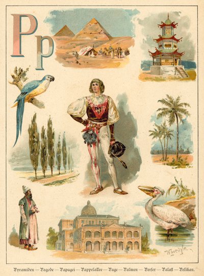 Letter P by Walter Zweigle