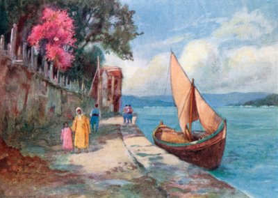 A Cemetery by the Bosporus by Warwick (after) Goble