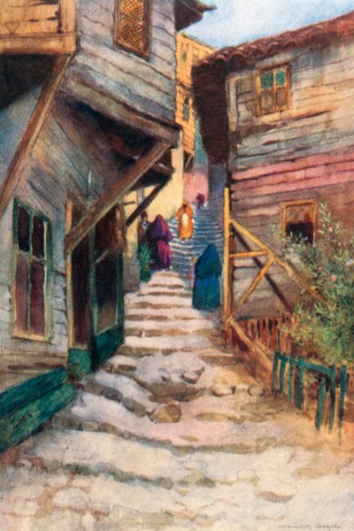 A Step Street by Warwick (after) Goble