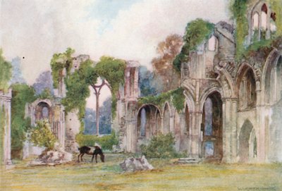 Netley Abbey: The East Window by Warwick (after) Goble