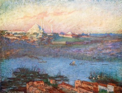 Suleimaniyeh at Sunrise by Warwick (after) Goble
