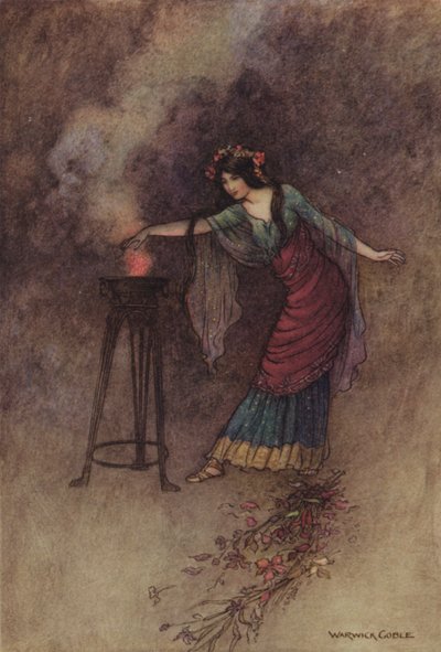 Geoffrey Chaucer, The Legend Of Good Women by Warwick Goble