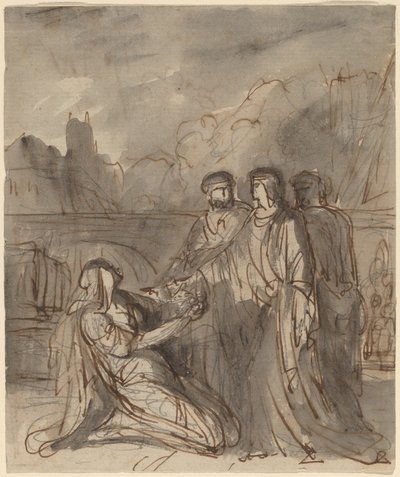 Composition with Four Figures by Washington Allston