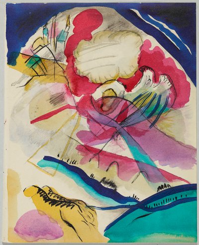 Design for “Picture with White Lines” by Wassily Kandinsky