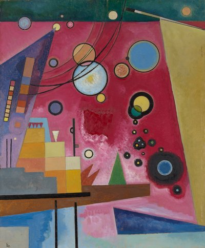 Heavy Red, 1924 (July) by Wassily Kandinsky