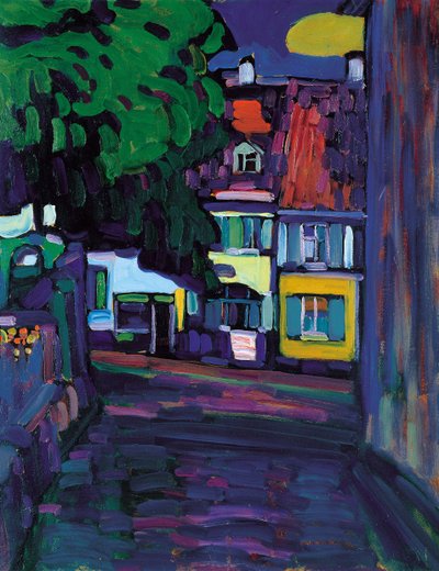 Murnau, Houses in the Obermarkt by Wassily Kandinsky