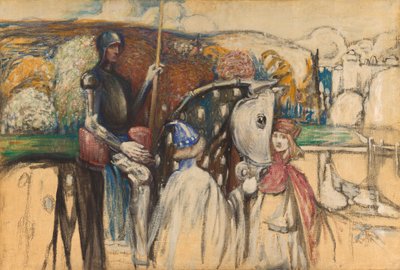Traveling Knight by Wassily Kandinsky