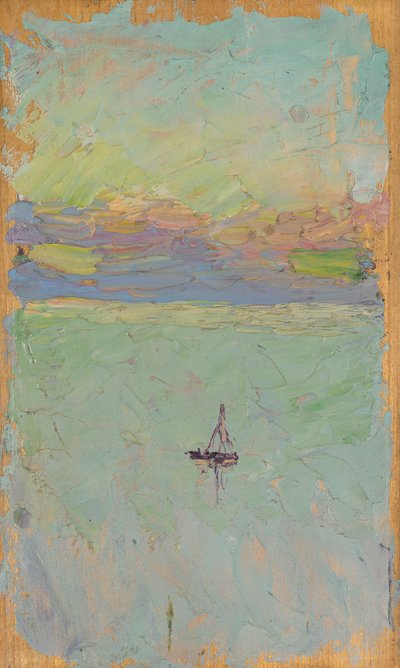 Sailboat on the Sea by Wassily Kandinsky