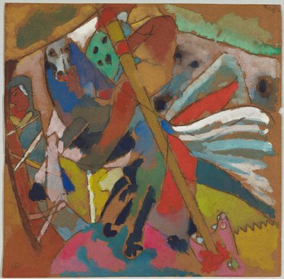 Saint George II by Wassily Kandinsky