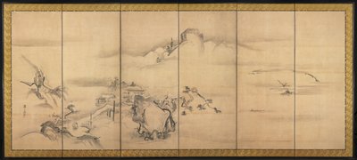 Eight Views of the Xiao and Xiang Rivers by Watanabe Shiko