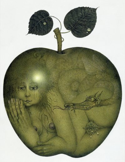 Apple and Eve and Serpent by Wayne Anderson