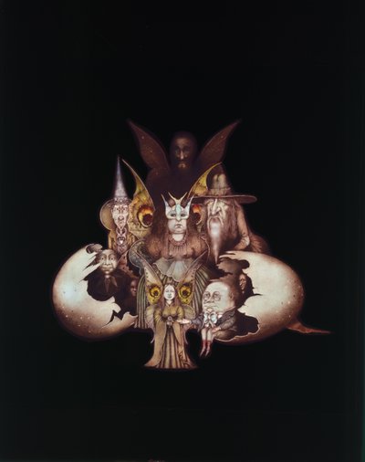 Other World Characters Emerging from Egg or The Birth of Fairyland by Wayne Anderson